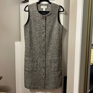 Orvis womens tweed sleeveless jumper (wool)
